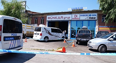 Erzurum’da Oto Tamirine Silahlı Saldırı