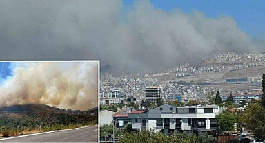 İzmir’de Yangın Yerleşim Yerlerine Yaklaştı: Acil Bölgeyi Boşaltın Uyarısı!