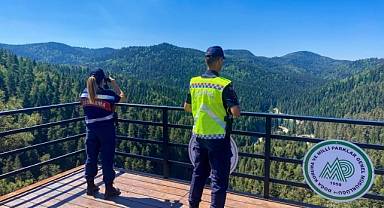 Sinop'ta Jandarma Ekiplerinden Orman Yangınlarına Karşı Hava ve Kara Denetimi