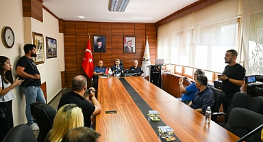 Uşak Valiliği'nde Temmuz Ayı Asayiş Verileri Basınla Paylaşıldı