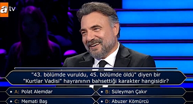 Oktay Kaynarca ile 'Kim Milyoner Olmak İster' Yarışmasında Gündem Olan Soru: Süleyman Çakır