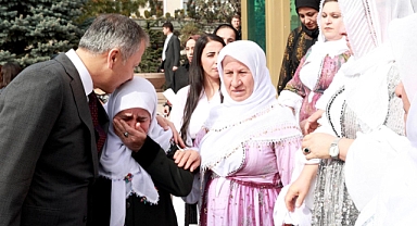 Bakanlıkta Şırnak’tan gelen şehit ve gazi ailelerini ağırladı