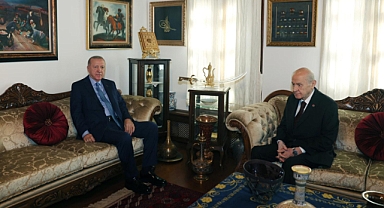 Cumhurbaşkanı Erdoğan ile MHP Lideri Bahçeli Görüştü