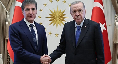 Cumhurbaşkanı Erdoğan, Neçirvan Barzani'yi Kabul Etti