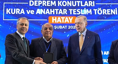 Depremden etkilenen AFAD konutları kurayla hak sahiplerine veriliyor
