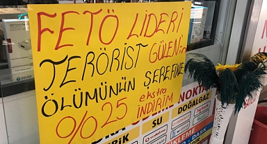 FETÖ Elebaşının Ölümü Üzerine İnegöllü Esnaftan İndirim Kampanyası