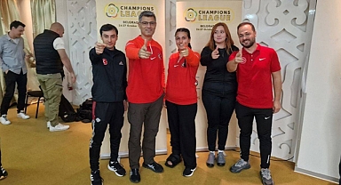 Milli sporcular Avrupa Şampiyonlar Ligi'nde altın madalyayı kazandı