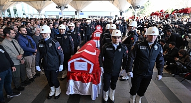 TUSAŞ'a yönelik terör saldırısında şehit olanlar son yolculuklarına uğurlandı
