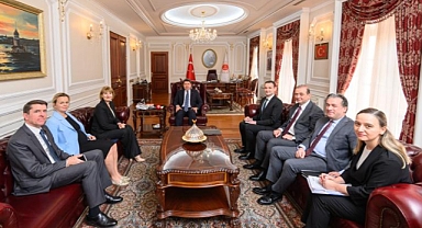 Adalet Bakanı Yılmaz Tunç Birleşik Krallık Büyükelçisini kabul etti