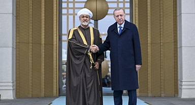 Cumhurbaşkanı Erdoğan, Umman Sultanı Heysem Bin Tarık'ı resmi törenle karşıladı