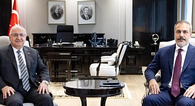 Bakan Güler ve Bakan Fidan bir araya geldi