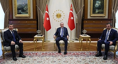 Cumhurbaşkanı Erdoğan KKTC Başbakanı Ünal Üstel’i kabul etti