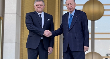 Cumhurbaşkanı Erdoğan, Slovakya Başbakanı ile basın toplantısı düzenledi