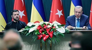 Cumhurbaşkanı Erdoğan ve Volodimir Zelenskiy bir araya geldi