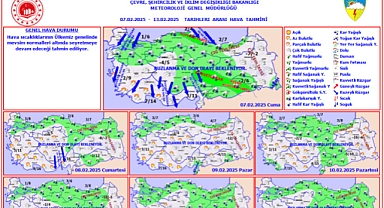 Meteoroloji'den 14 il için kuvvetli kar yağışı uyarısı!