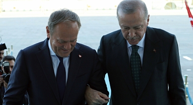 Cumhurbaşkanı Erdoğan ve Polonya Başbakanı Tusk görüştü