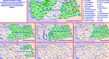 Yurt genelinde sıcaklıklar artıyor, yağışlar sürmeye devam edecek
