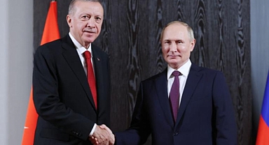 Cumhurbaşkanı Erdoğan ile Putin görüştü