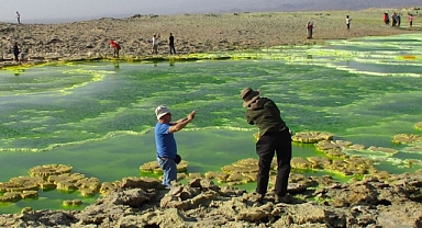 Dünya üzerindeki en yaşanmaz yerlerden biri: Danakil çöküntüsü