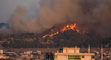 İzmir Buca'daki orman yangınında 3 gözaltı, yoğun soğutma çalışmaları sürüyor