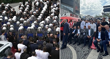 CHP İstanbul İl Başkanlığı'nda gergin anlar: Gürsel Tekin polis eşliğinde binasına girdi