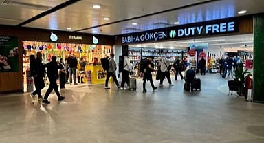 Sabiha Gökçen Havalimanı’nda yenilenen vergisiz alışveriş alanı hizmete açıldı