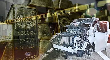 Zırhlı araç kaza yaptı: 11 kilo altın kayıp