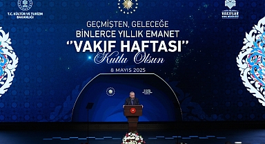 Cumhurbaşkanı Erdoğan Beştepe'de Vakıf haftasını kutladı