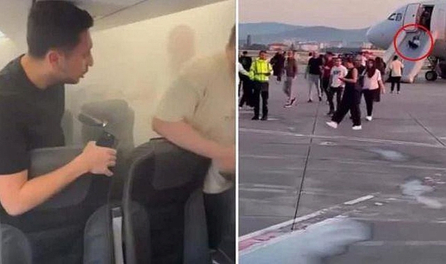Esenboğa'da uçak kabininde yangın: Taşınabilir şarj cihazı panik yarattı